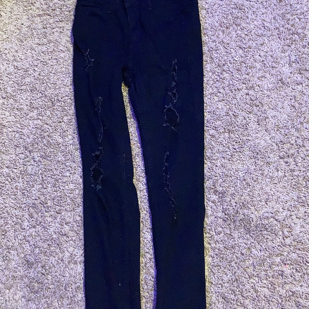 Hollister skinny jeans ripped